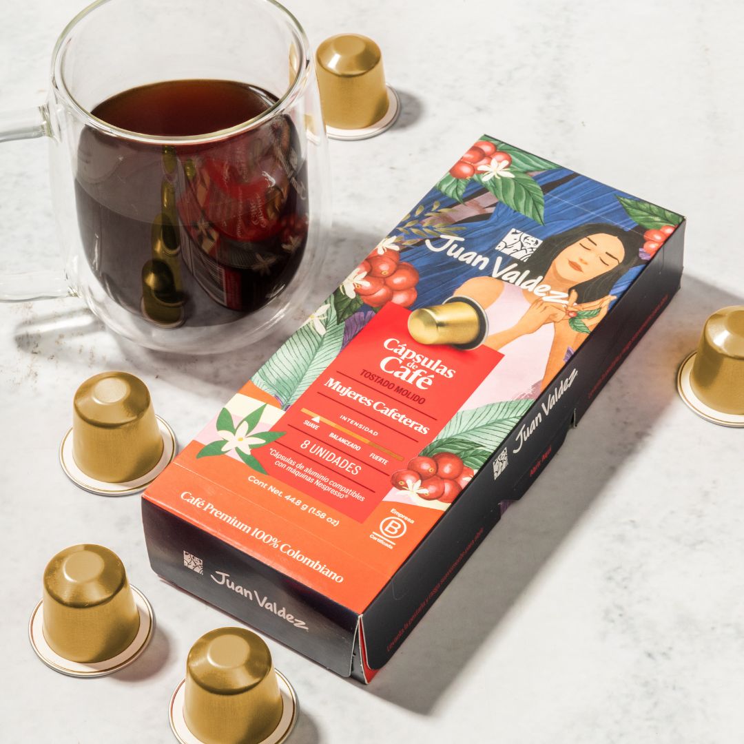 Cápsulas de Café Espresso Mujeres Cafeteras 8 unidades - Juan Valdez Café