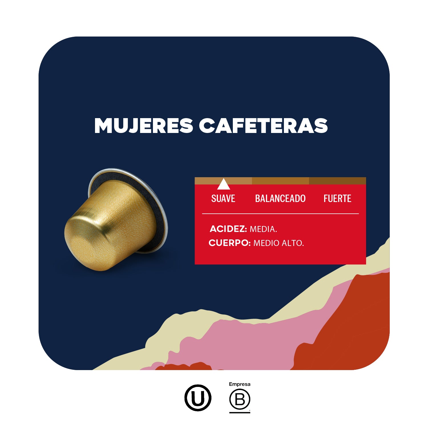 Cápsulas de Café Espresso Mujeres Cafeteras 8 unidades - Juan Valdez Café