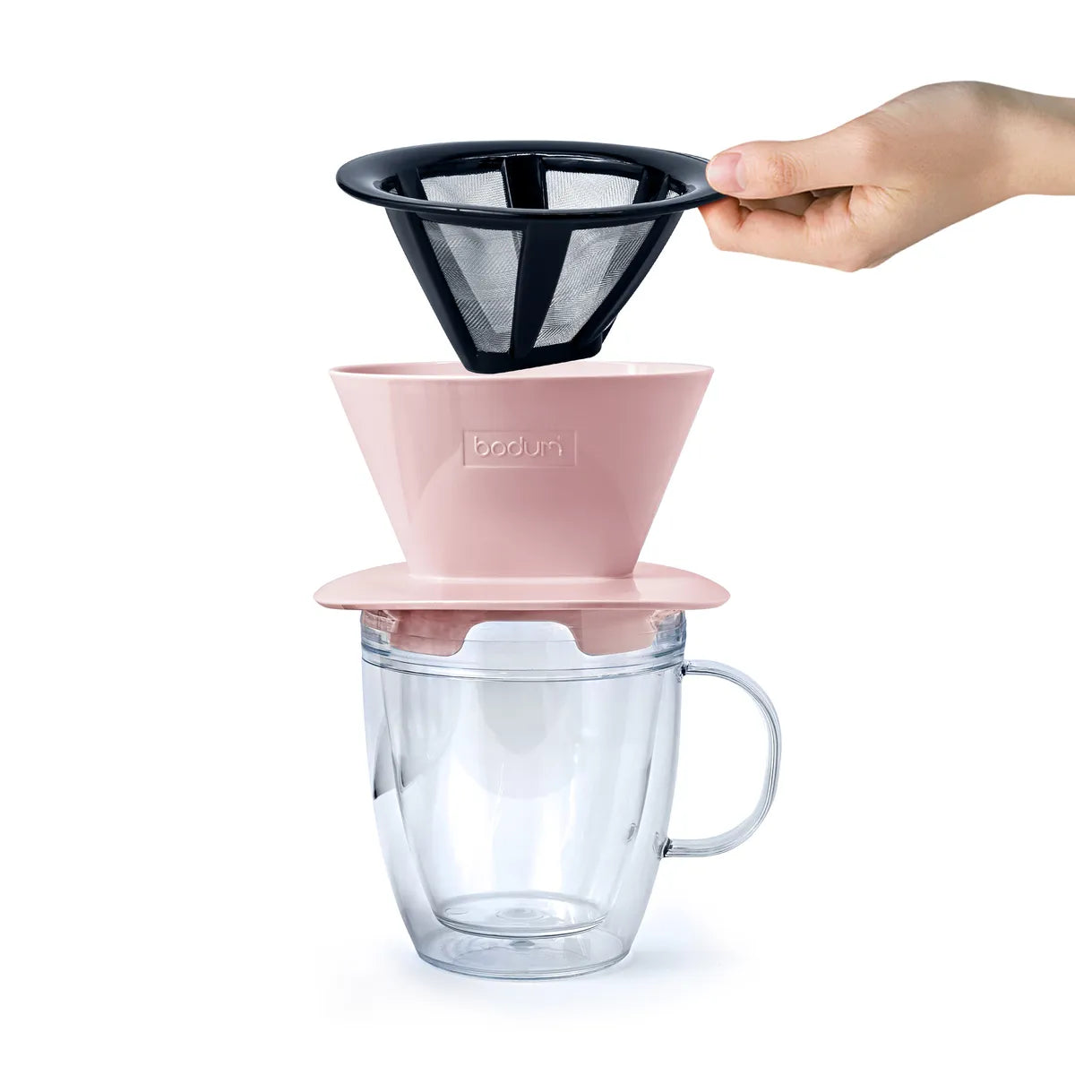 Pour Over Bodum Rosada - Juan Valdez Café