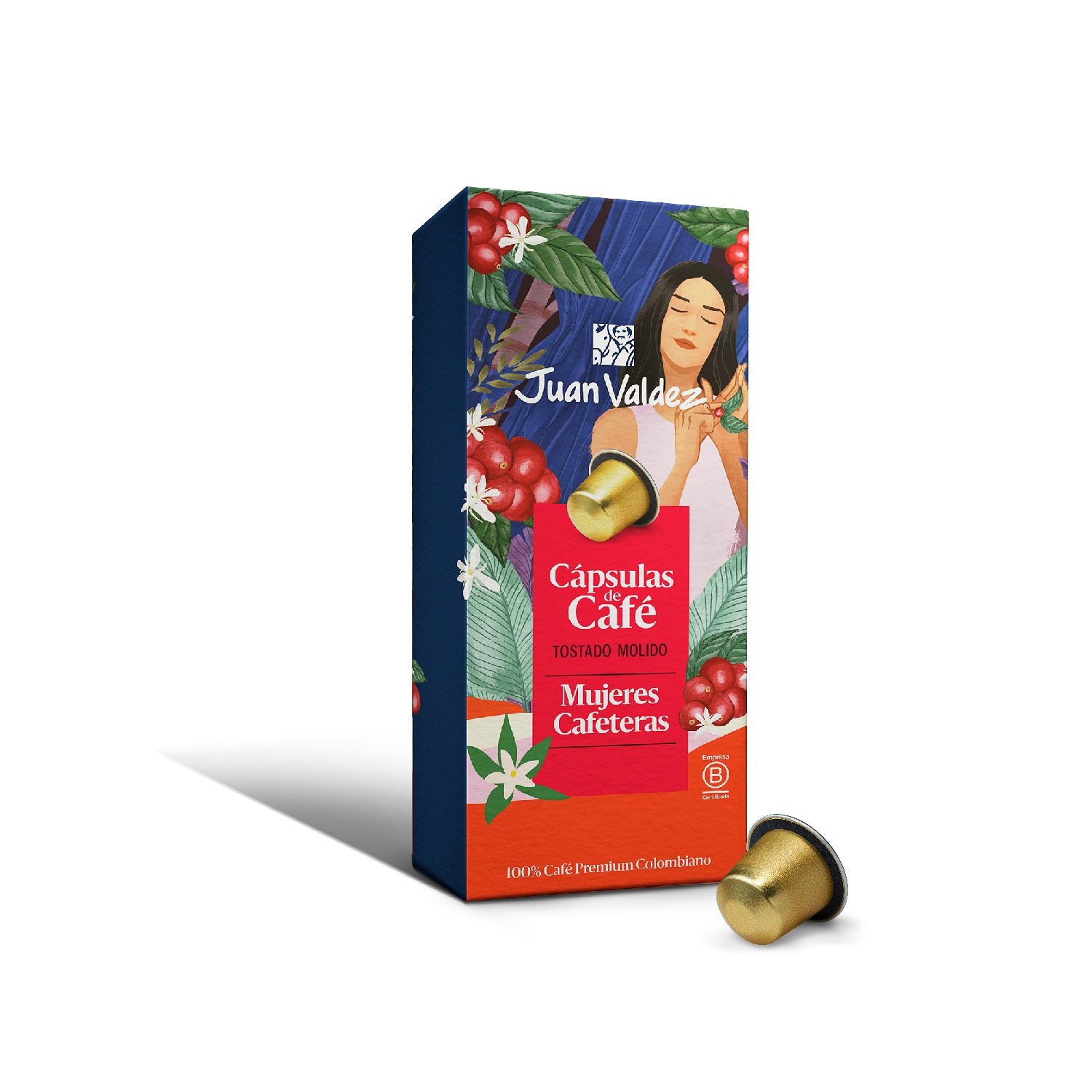 Cápsulas de Café Espresso Mujeres Cafeteras 8 unidades - Juan Valdez Café