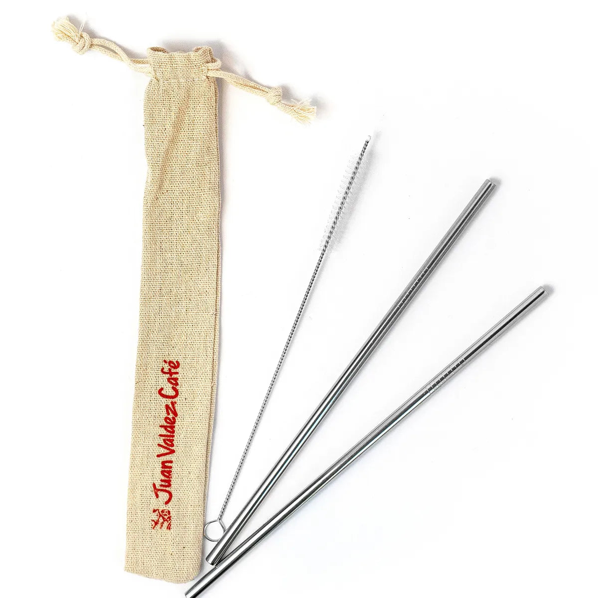 Set Bombilla Acero - Juan Valdez Café