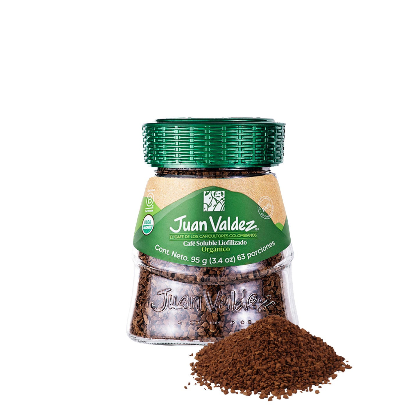Café Liofilizado Orgánico 95 g - Juan Valdez Café