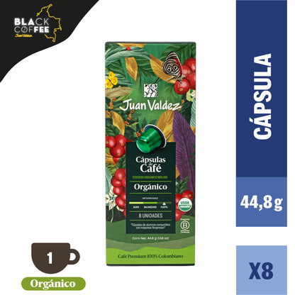 Cápsulas de Café Espresso Orgánico 8 unidades