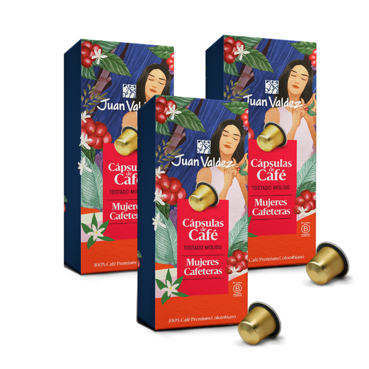 Pack 3 Cápsulas Espresso Mujeres Cafeteras