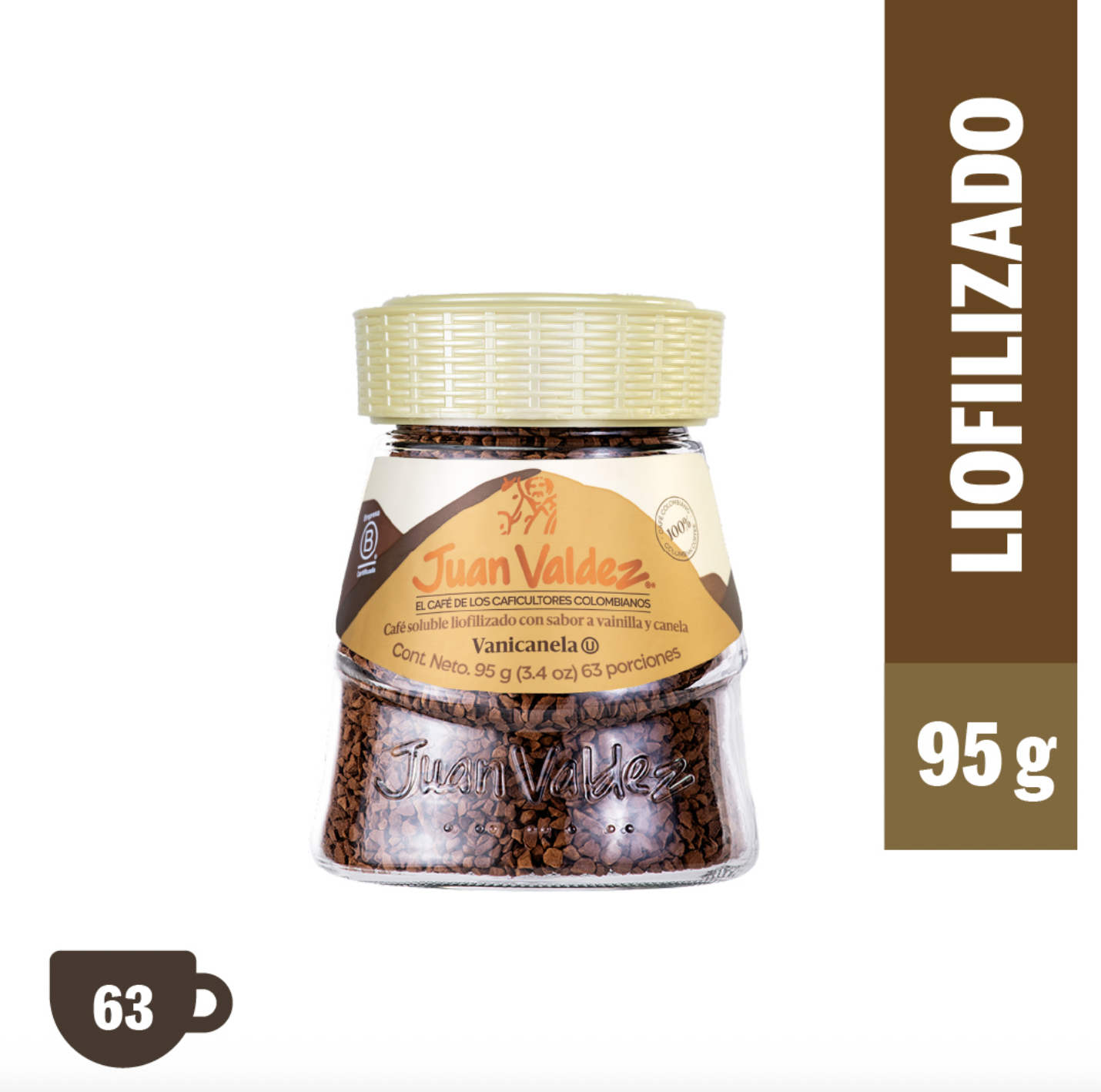 Café Liofilizado Vanicanela 95 g